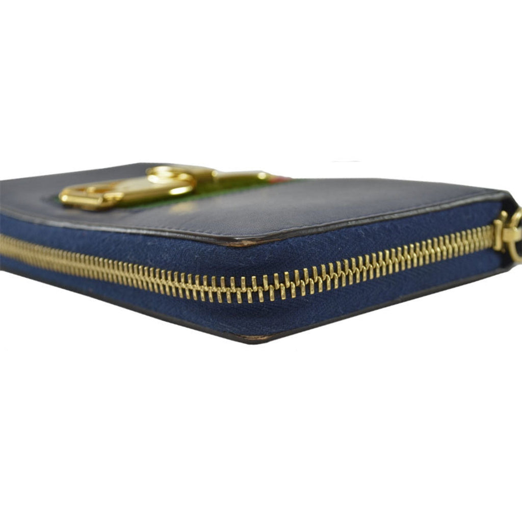Gucci Navy Leather  wallet accessories