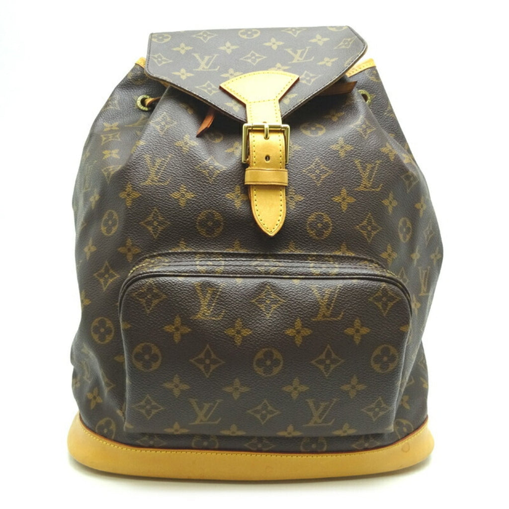 Louis Vuitton Brown Canvas Montsouris backpack bag