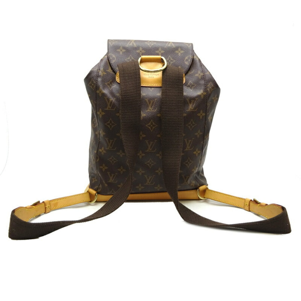 Louis Vuitton Brown Canvas Montsouris backpack bag