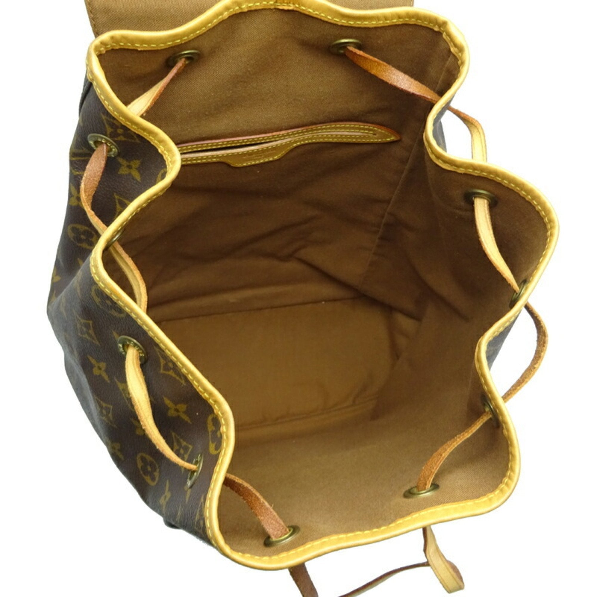 Louis Vuitton Brown Canvas Montsouris backpack bag