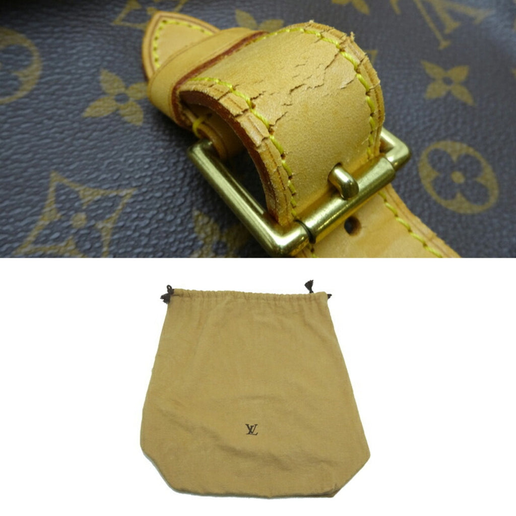 Louis Vuitton Brown Canvas Montsouris backpack bag