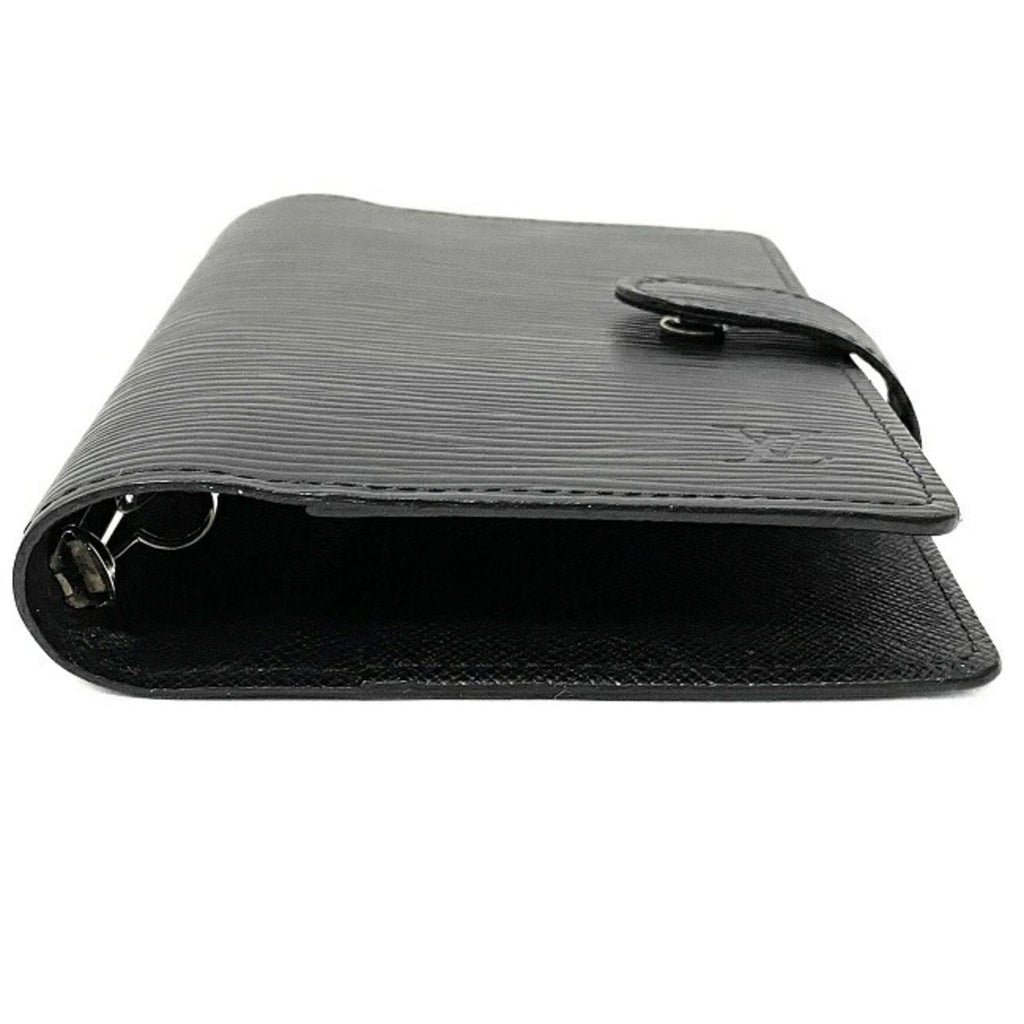Louis Vuitton Black Leather COUVERTURE AGENDA FONCTIONNEL PM wallet accessories