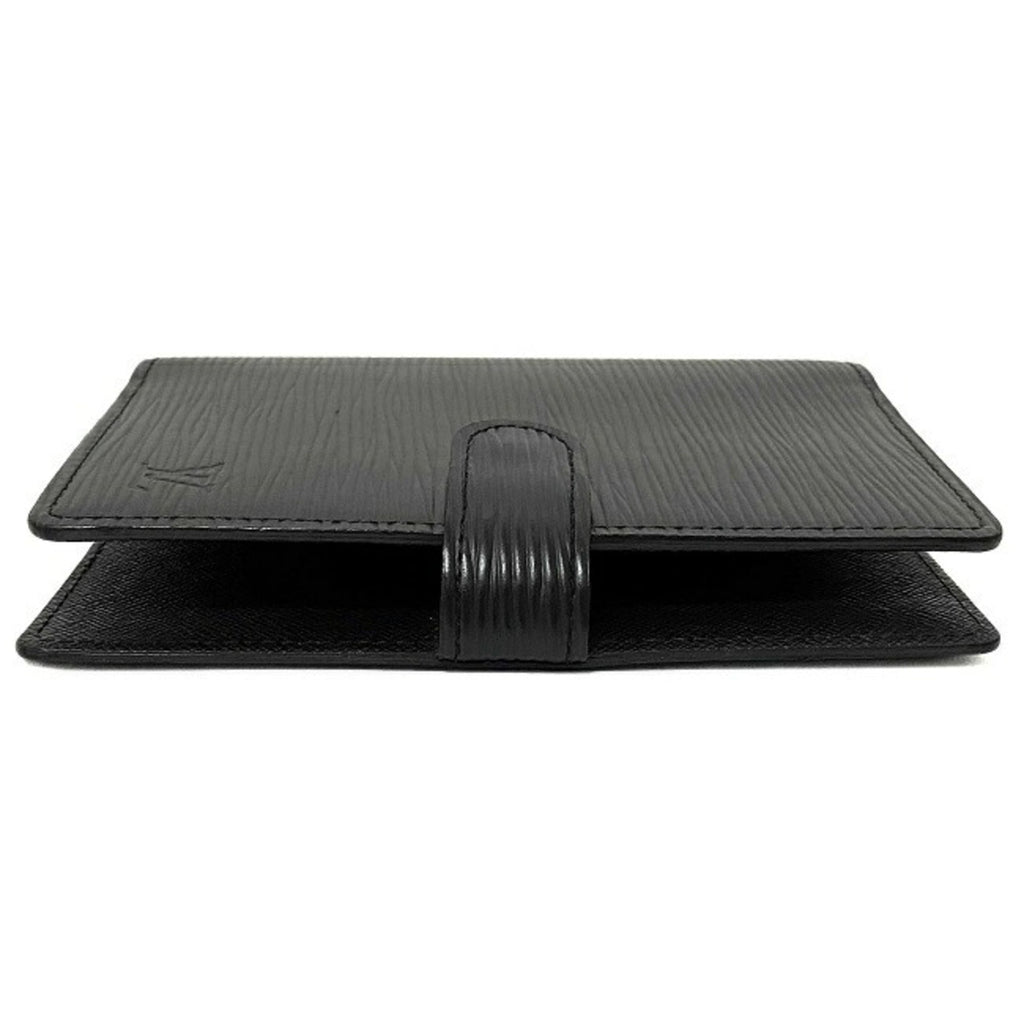 Louis Vuitton Black Leather COUVERTURE AGENDA FONCTIONNEL PM wallet accessories
