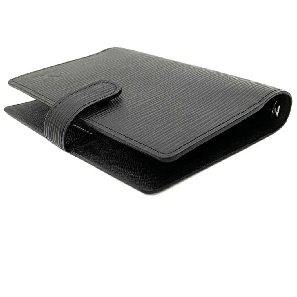 Louis Vuitton Black Leather COUVERTURE AGENDA FONCTIONNEL PM wallet accessories