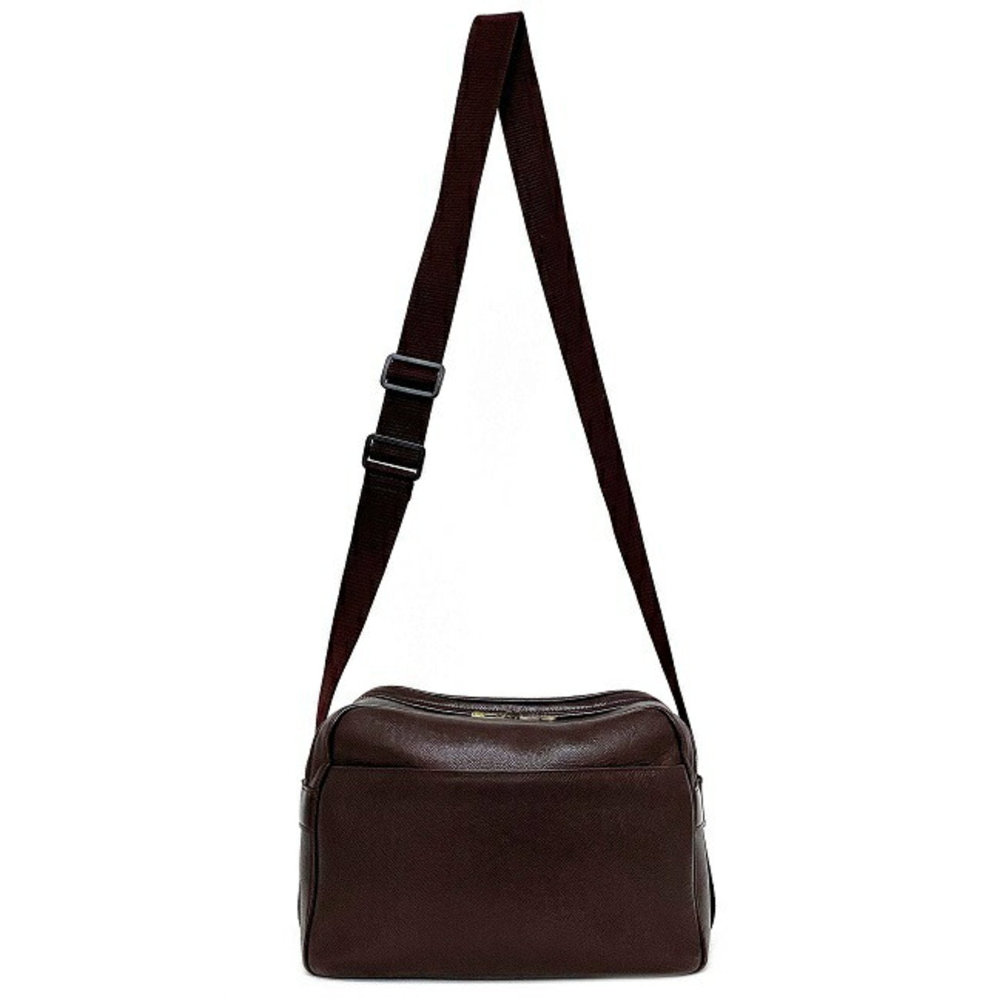 Louis Vuitton Bordeaux Leather Reporter shopper bag