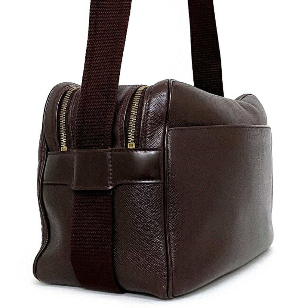 Louis Vuitton Bordeaux Leather Reporter shopper bag