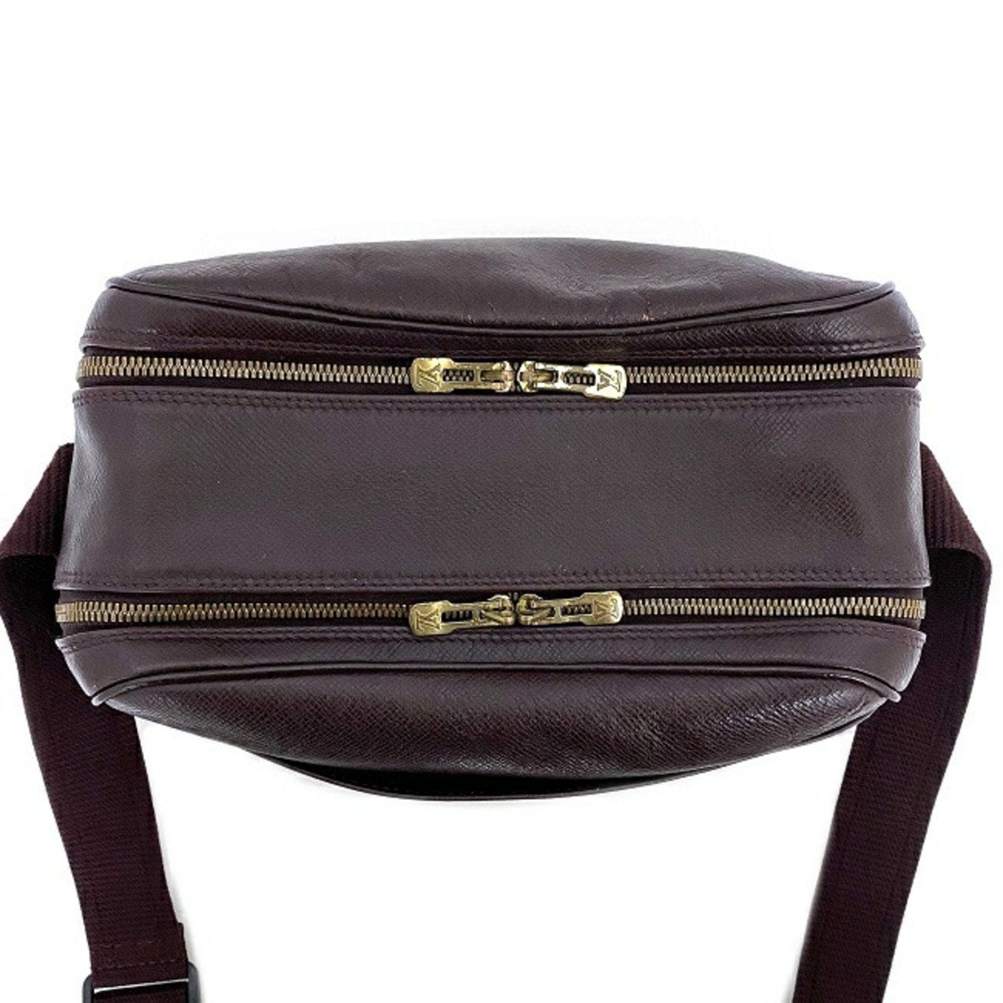 Louis Vuitton Bordeaux Leather Reporter shopper bag