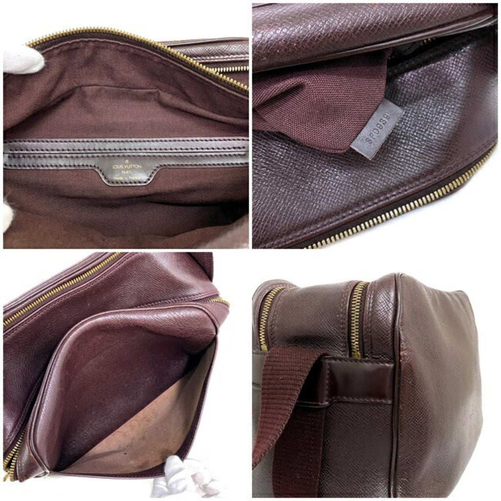 Louis Vuitton Bordeaux Leather Reporter shopper bag