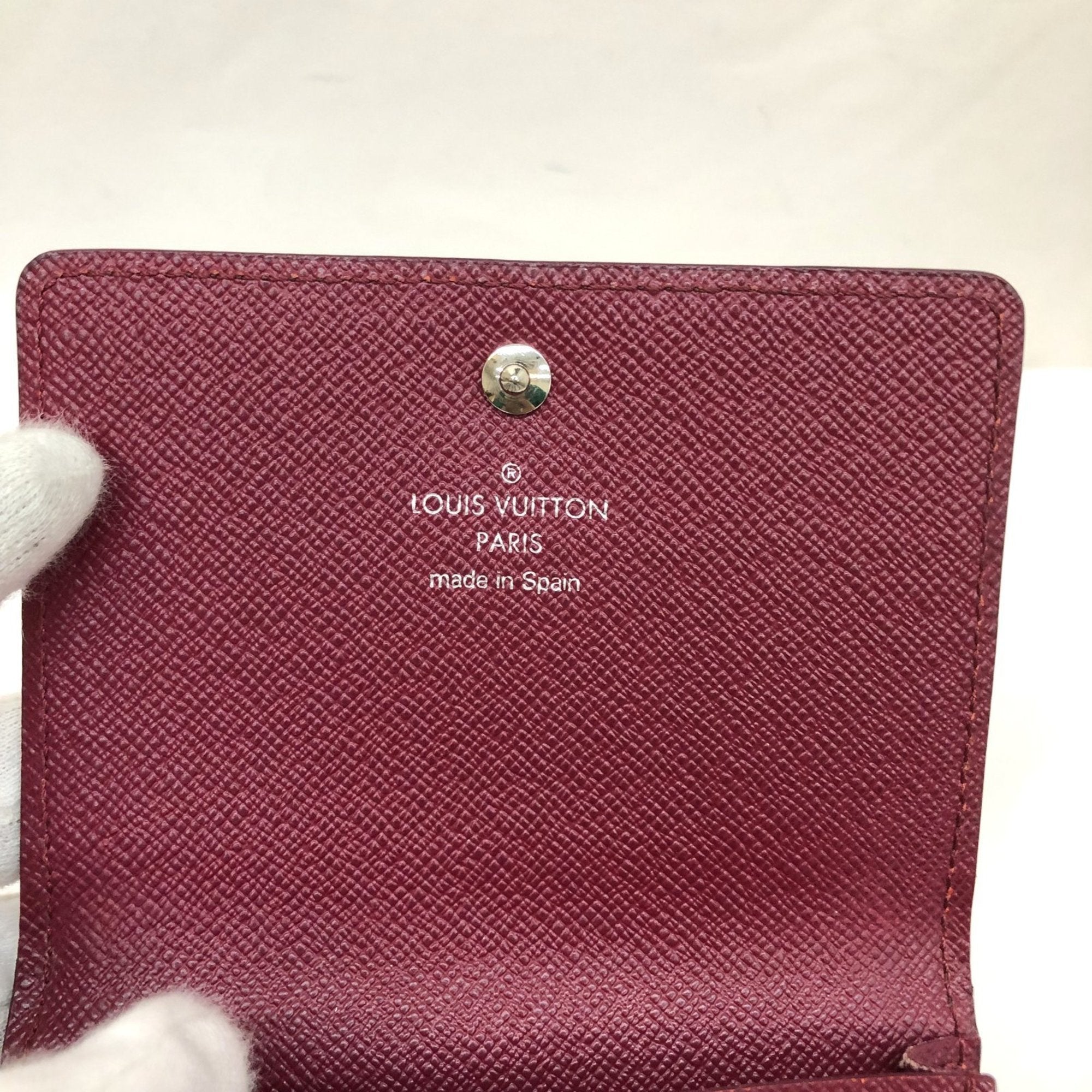 Louis Vuitton Bordeaux Leather  wallet accessories