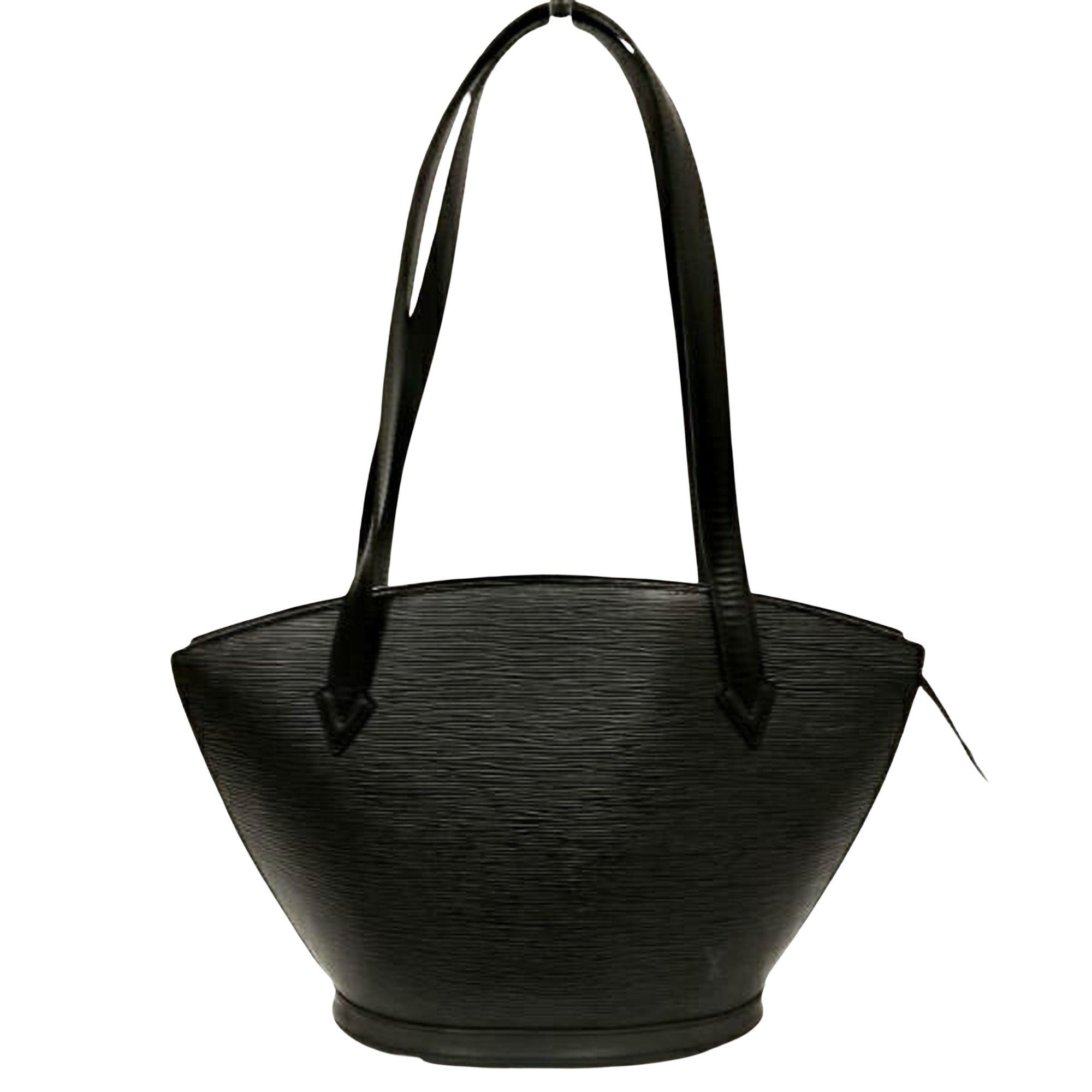 Louis Vuitton Black Leather Saint Jacques shopper bag