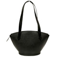 Louis Vuitton Black Leather Saint Jacques shopper bag