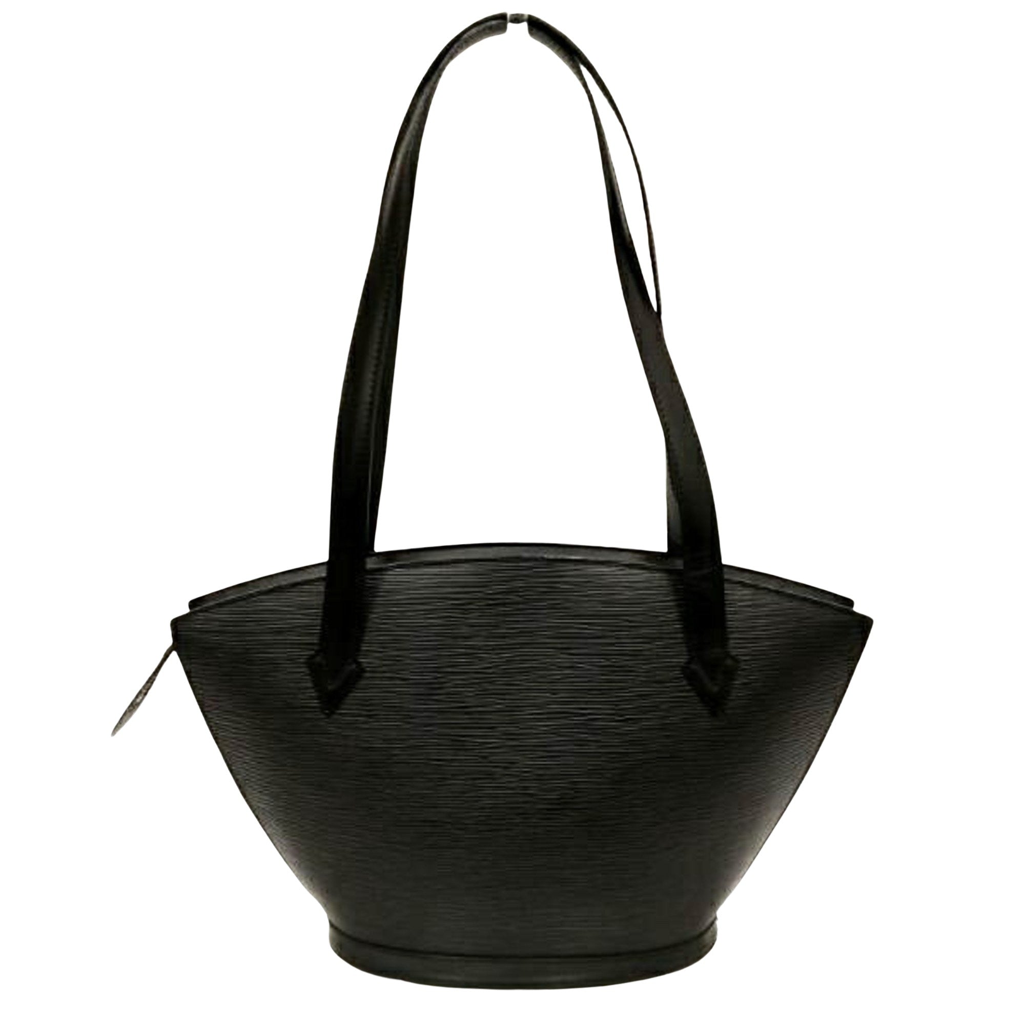 Louis Vuitton Black Leather Saint Jacques shopper bag