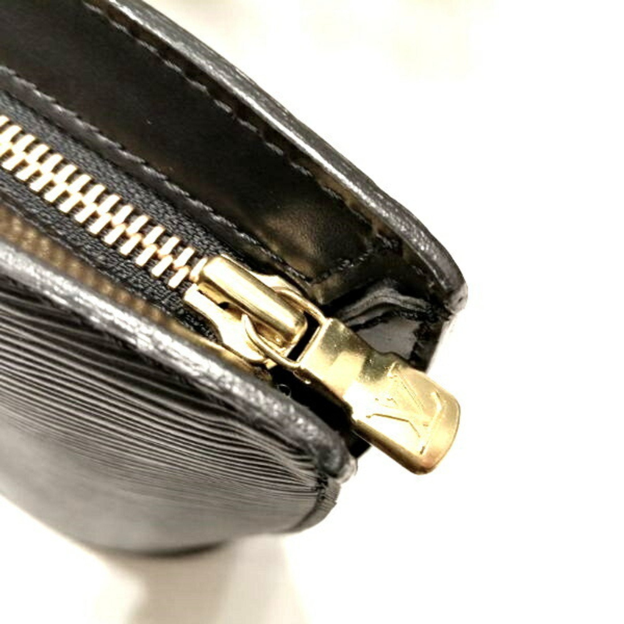Louis Vuitton Black Leather Saint Jacques shopper bag