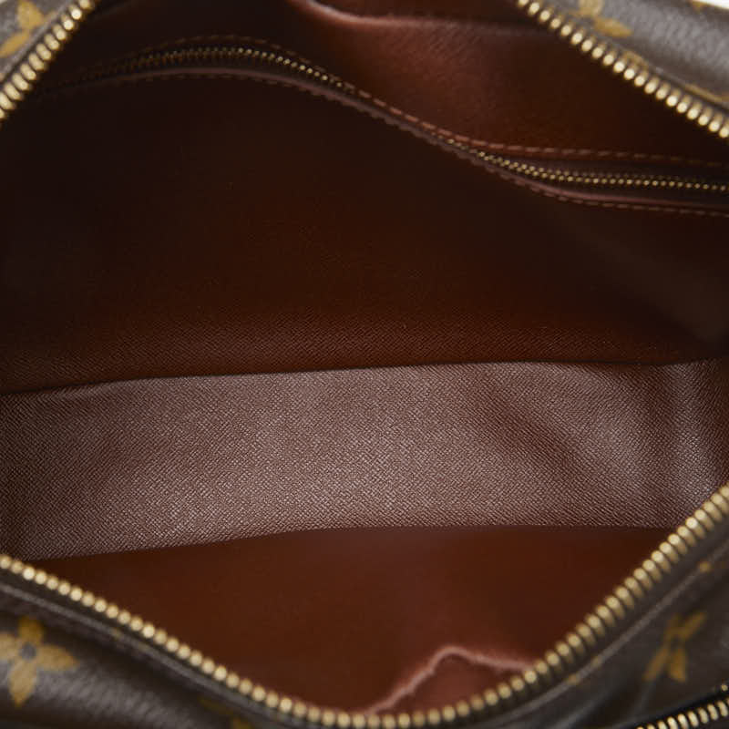 Louis Vuitton Monogram Nile Sliding Shoulder Bag M45244 Brown PVC Leather  Louis Vuitton