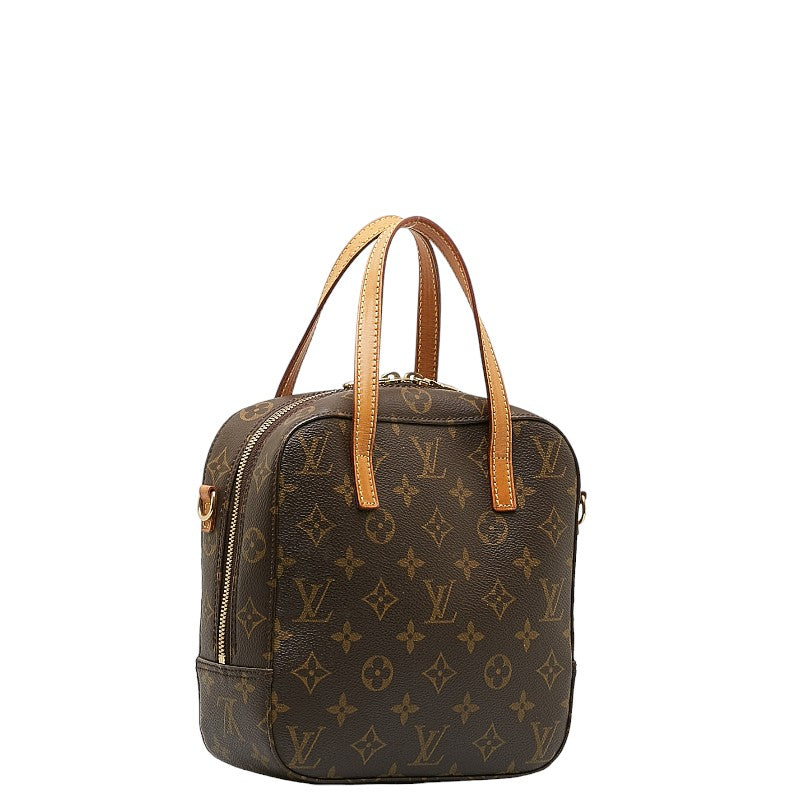 Louis Vuitton Monogram M47500 Handbag PVC/Leather Brown