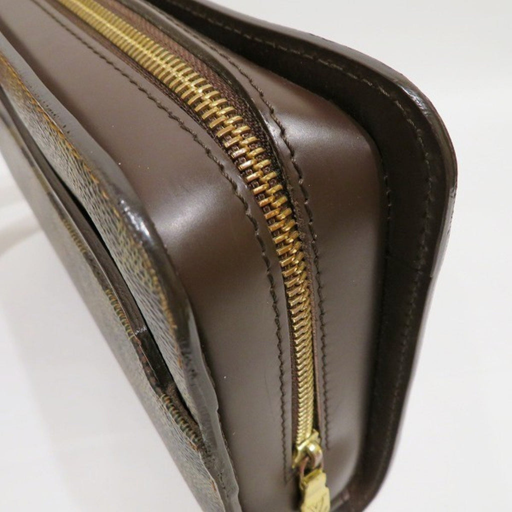 Louis Vuitton Brown Canvas Saint Louis clutch bag