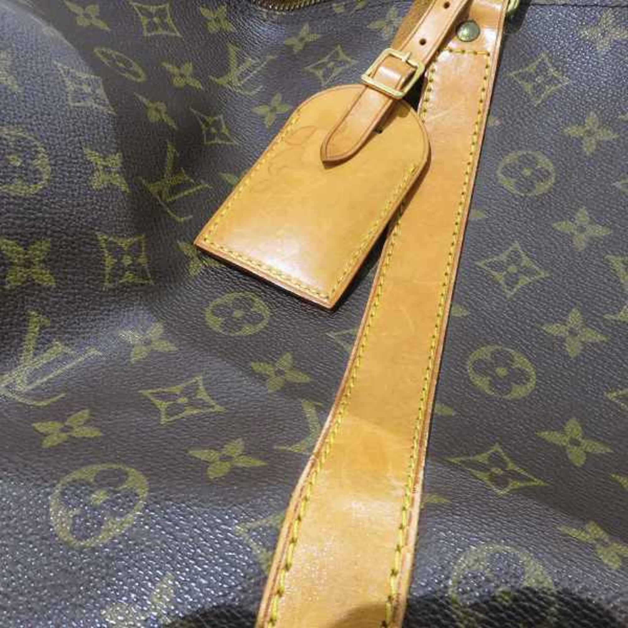 Louis Vuitton Brown Canvas Keepall 55 travel bag