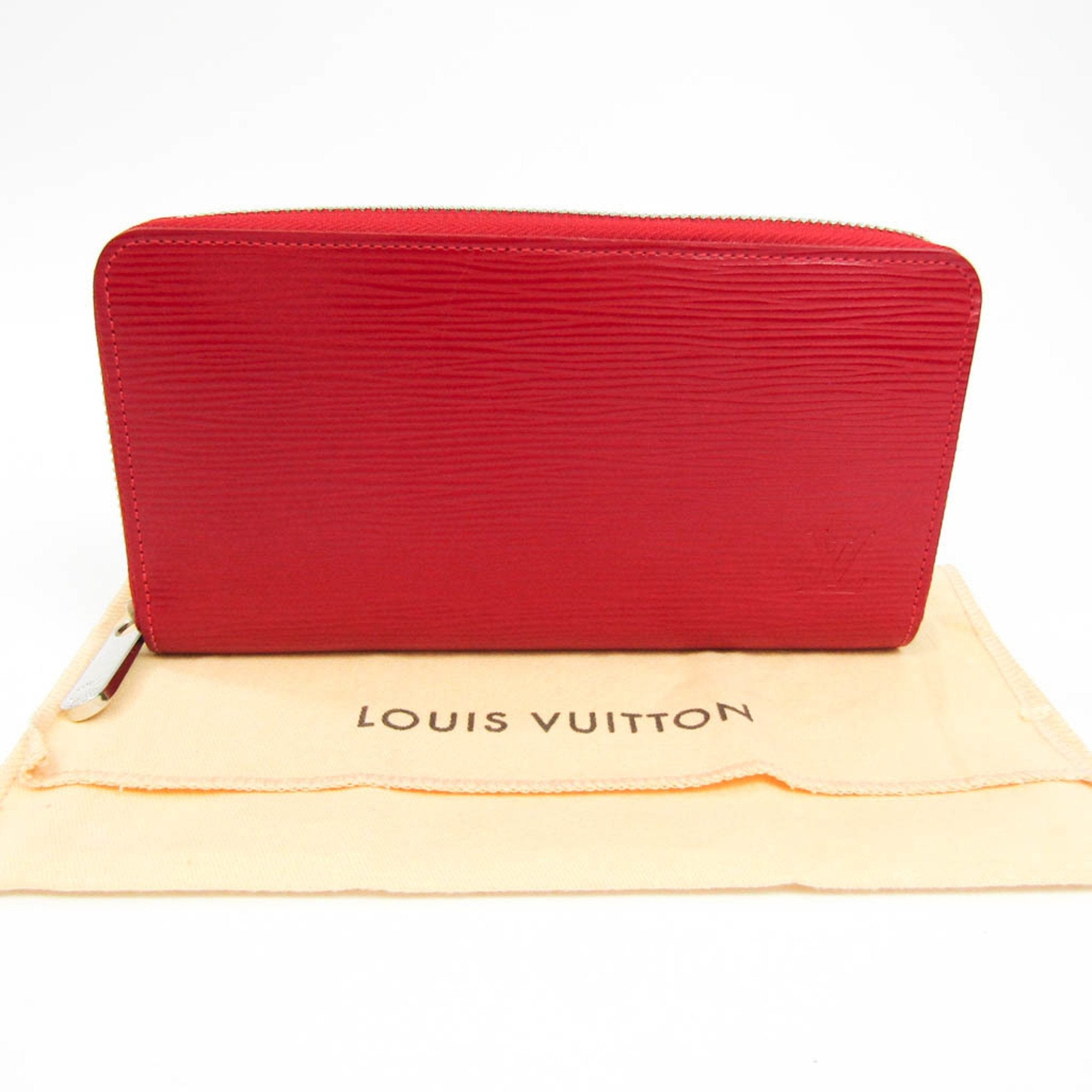Louis Vuitton Red Leather Zippy wallet wallet accessories