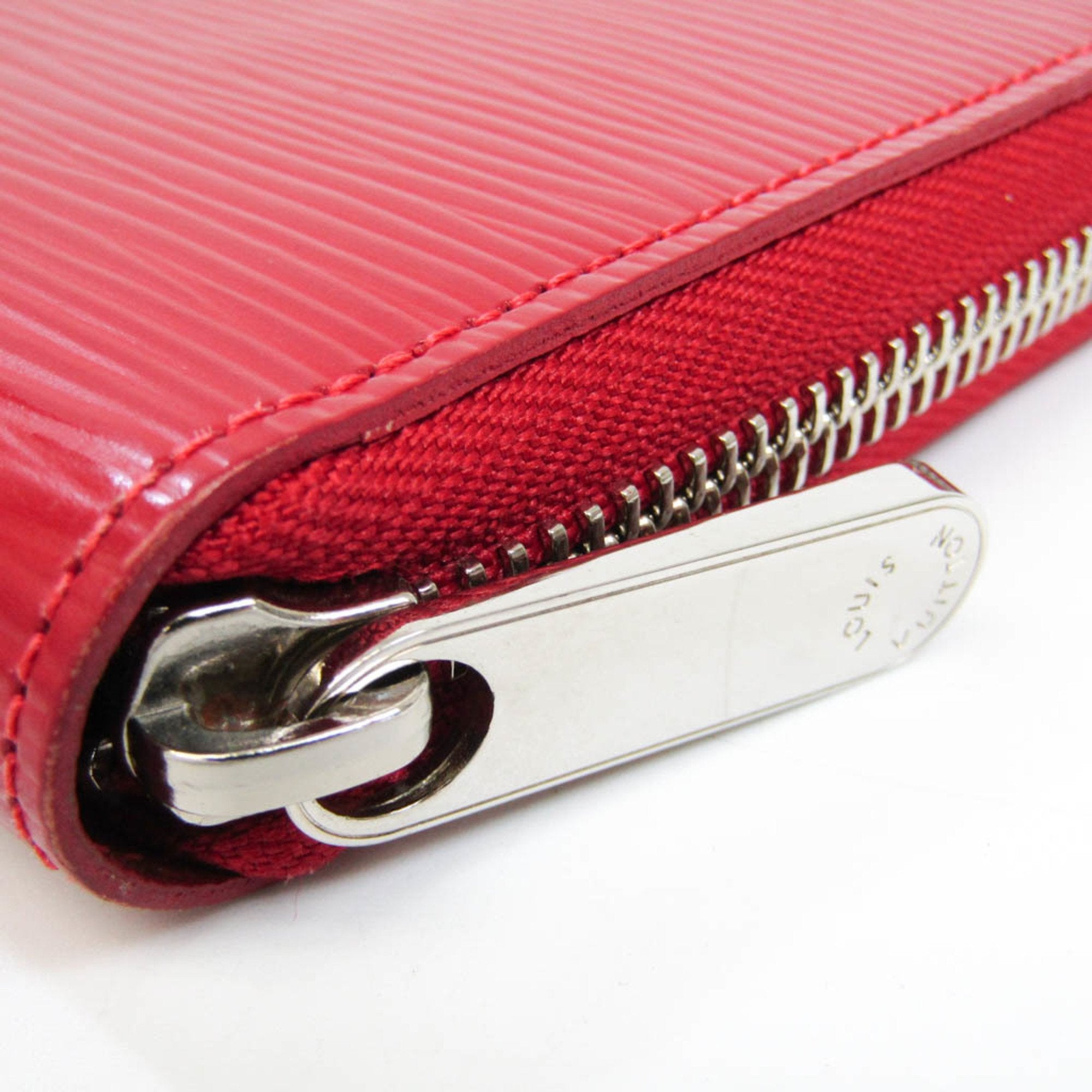 Louis Vuitton Red Leather Zippy wallet wallet accessories