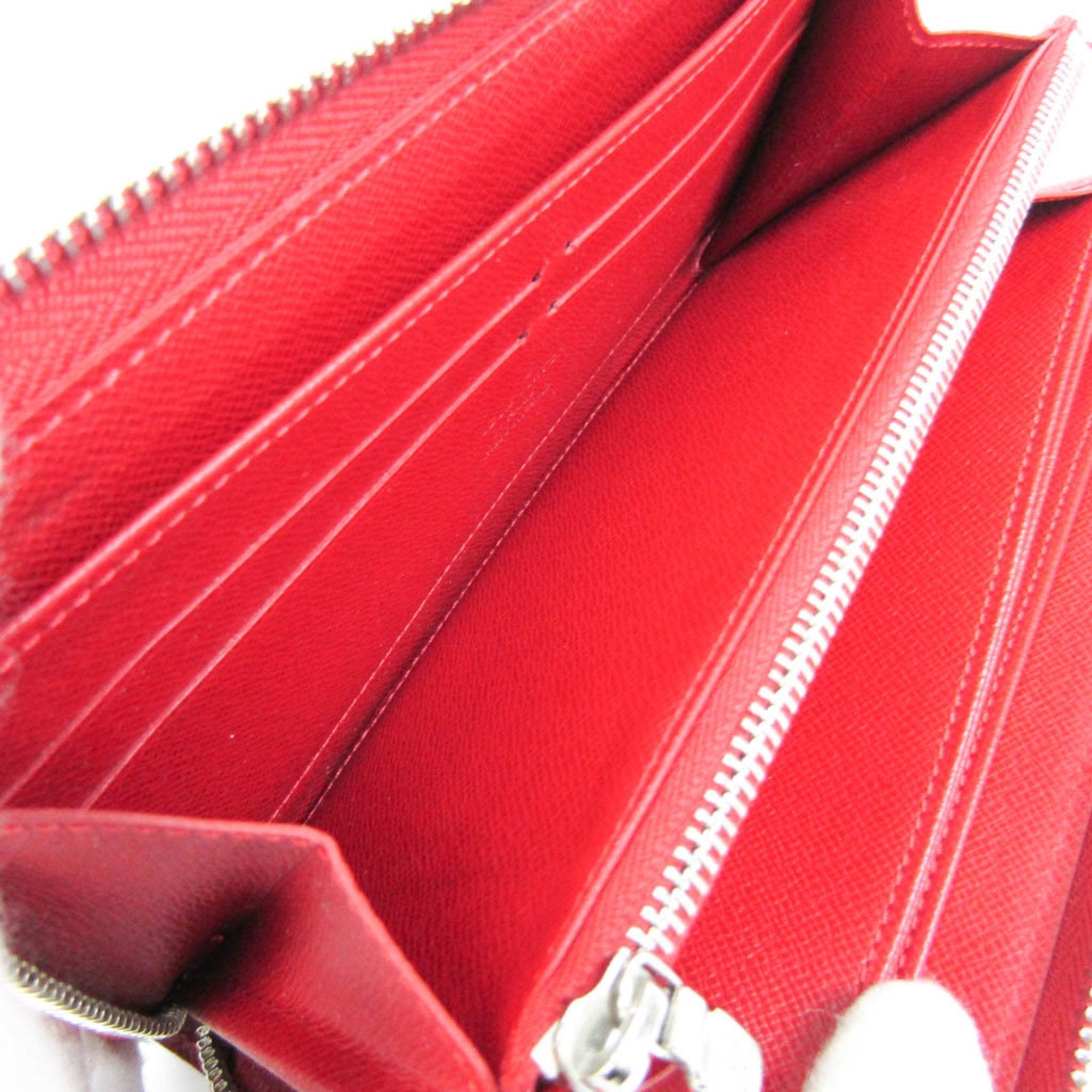 Louis Vuitton Red Leather Zippy wallet wallet accessories