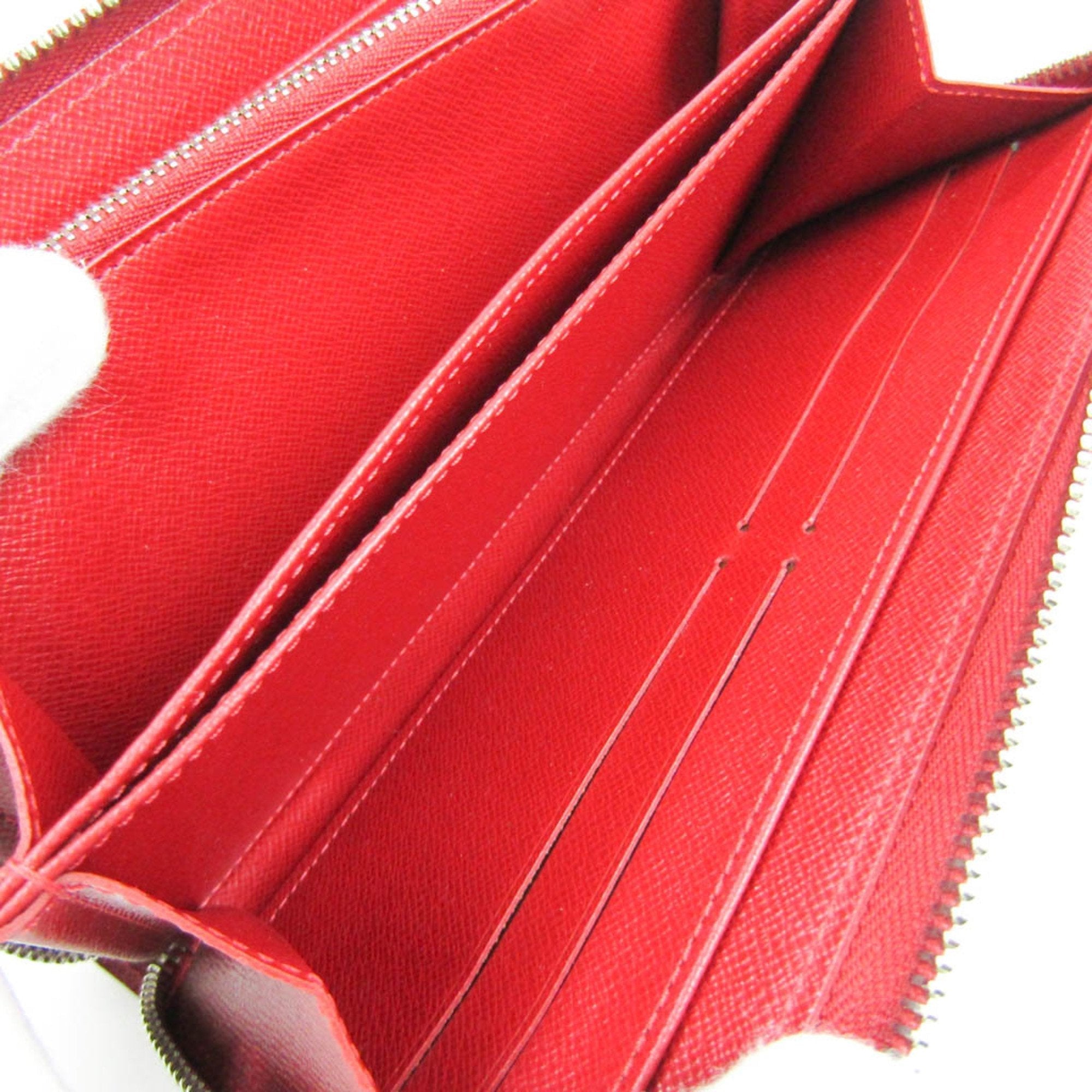 Louis Vuitton Red Leather Zippy wallet wallet accessories