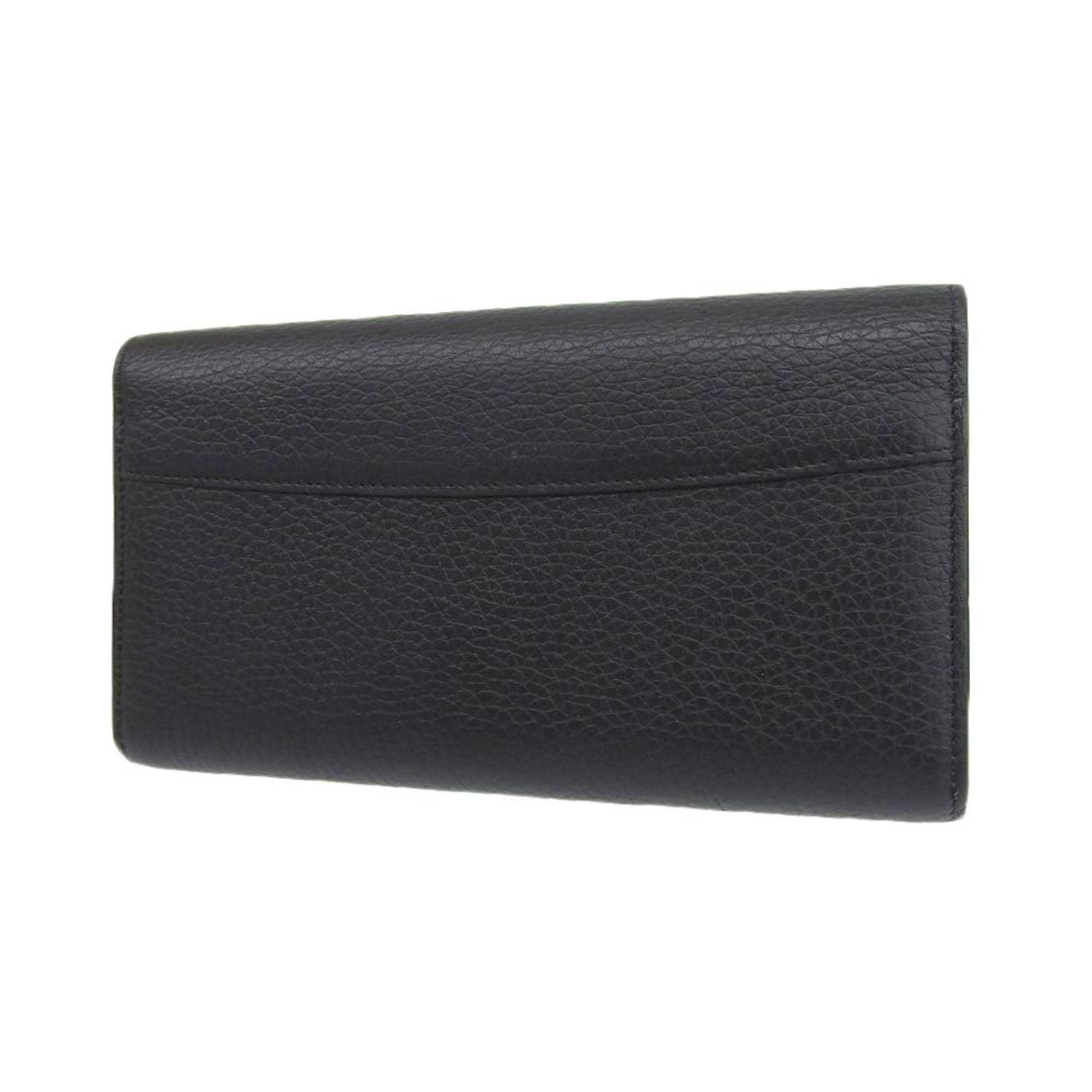 Louis Vuitton Black Leather Capucines wallet accessories