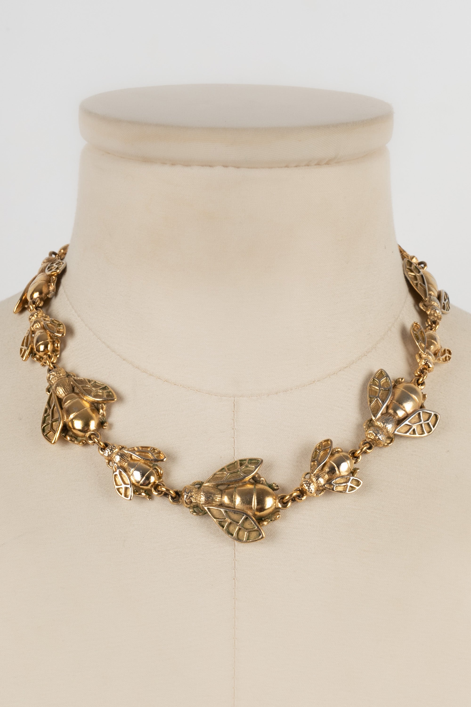 Collier abeille Christian Dior