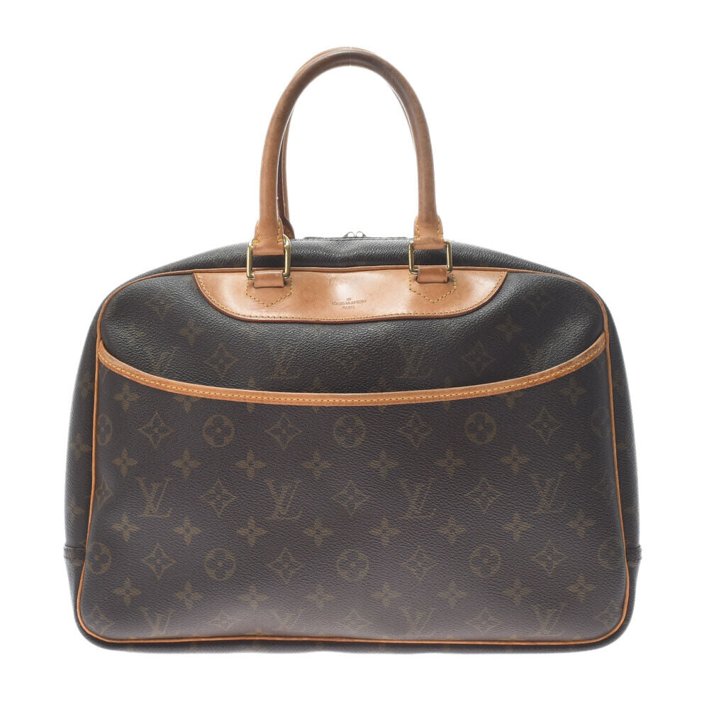 Louis Vuitton Brown Canvas Deauville handbag bag