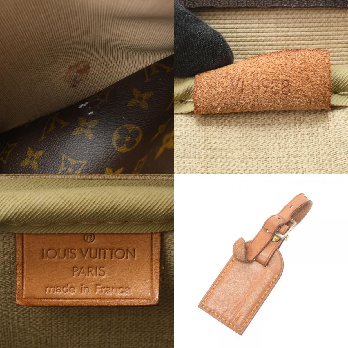 Louis Vuitton Brown Canvas Deauville handbag bag