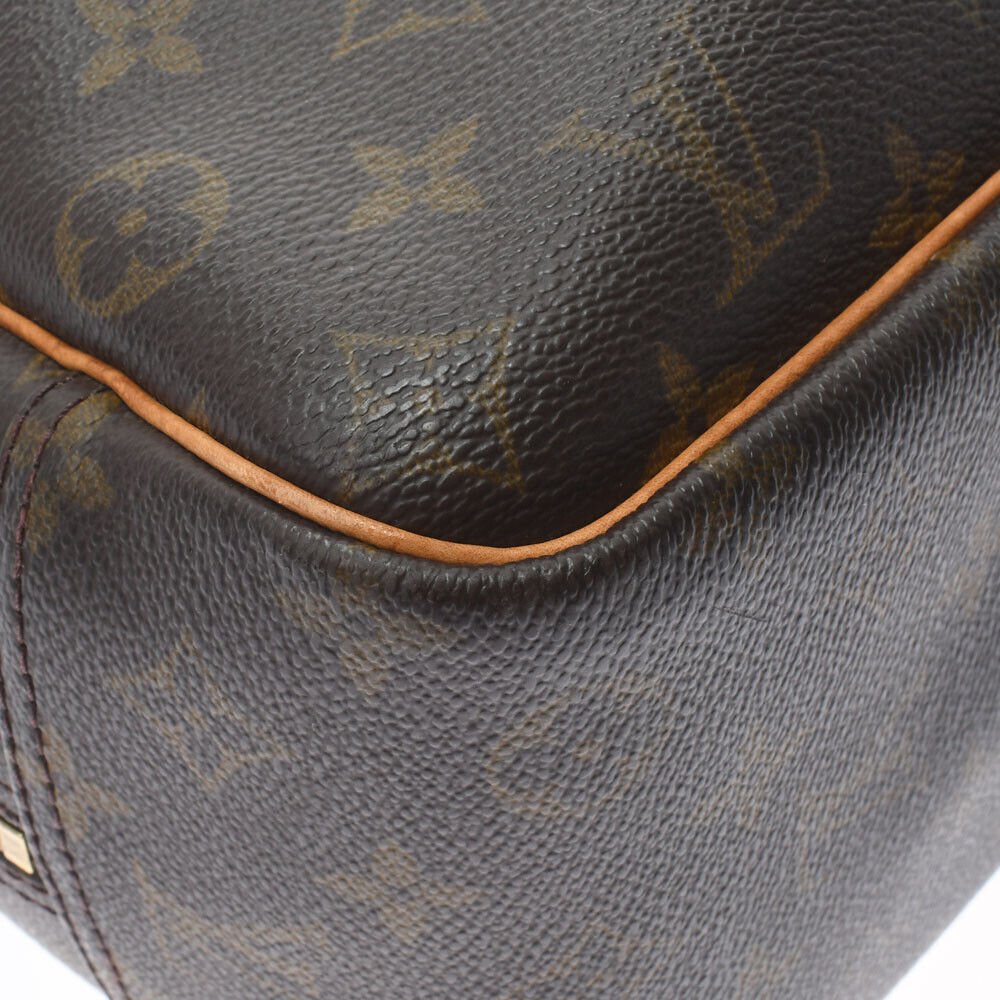 Louis Vuitton Brown Canvas Deauville handbag bag