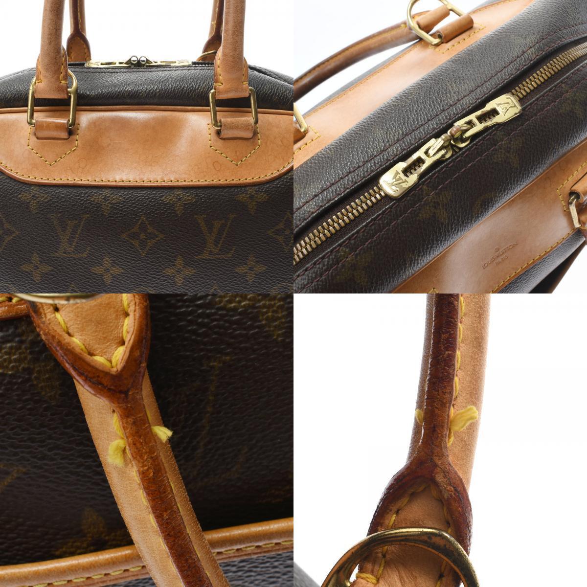 Louis Vuitton Brown Canvas Deauville handbag bag