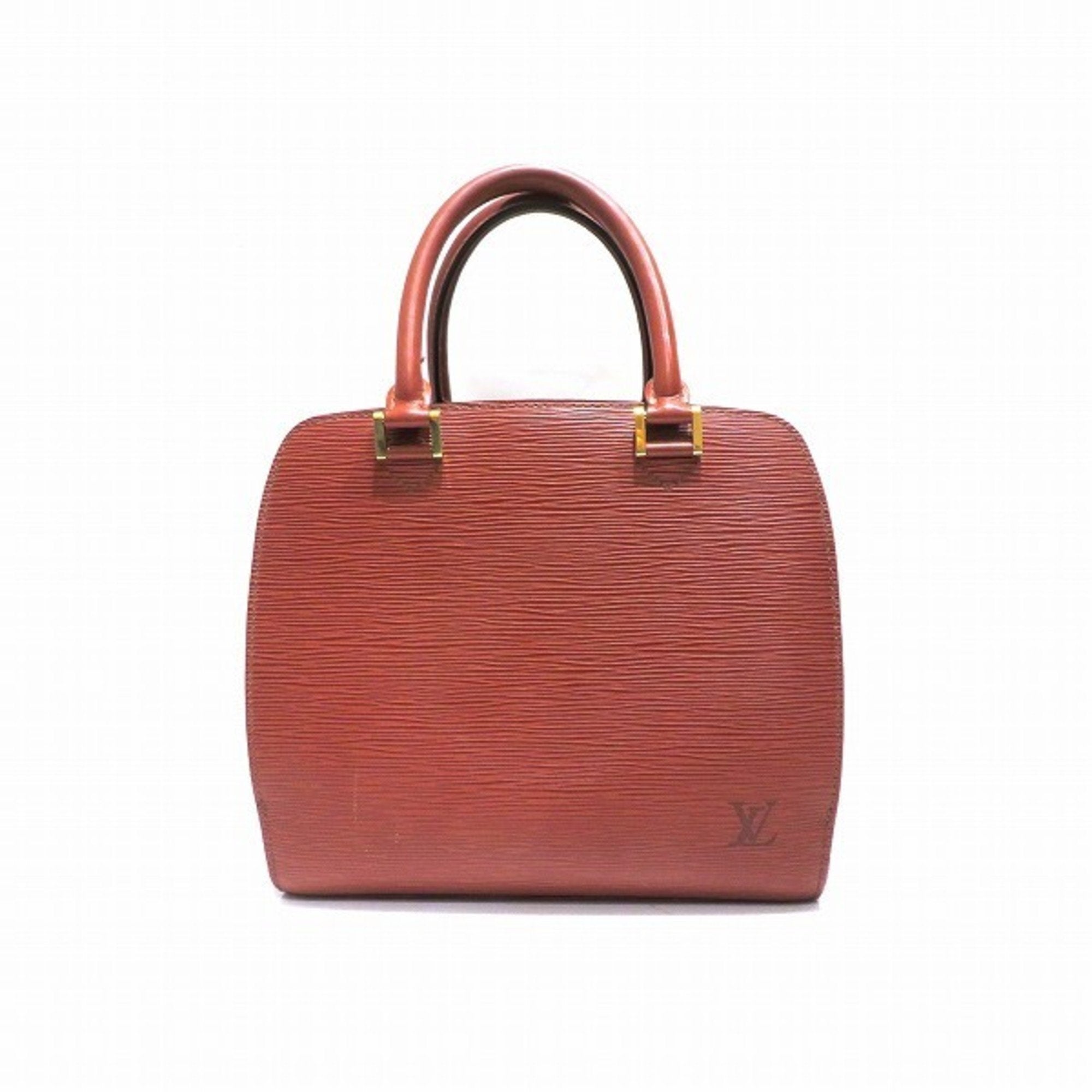 Louis Vuitton Copper Leather Pont Neuf handbag bag