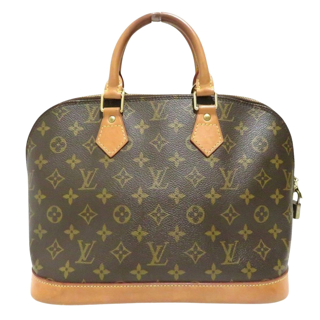 Louis Vuitton Brown Canvas Alma handbag bag