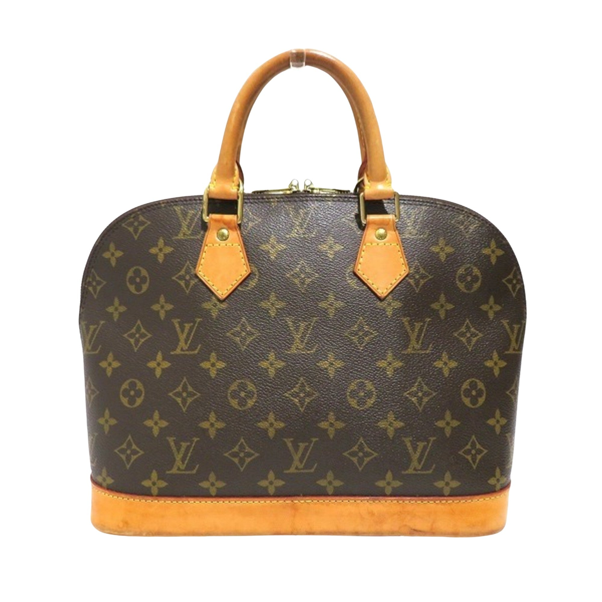 Louis Vuitton Brown Canvas Alma handbag bag