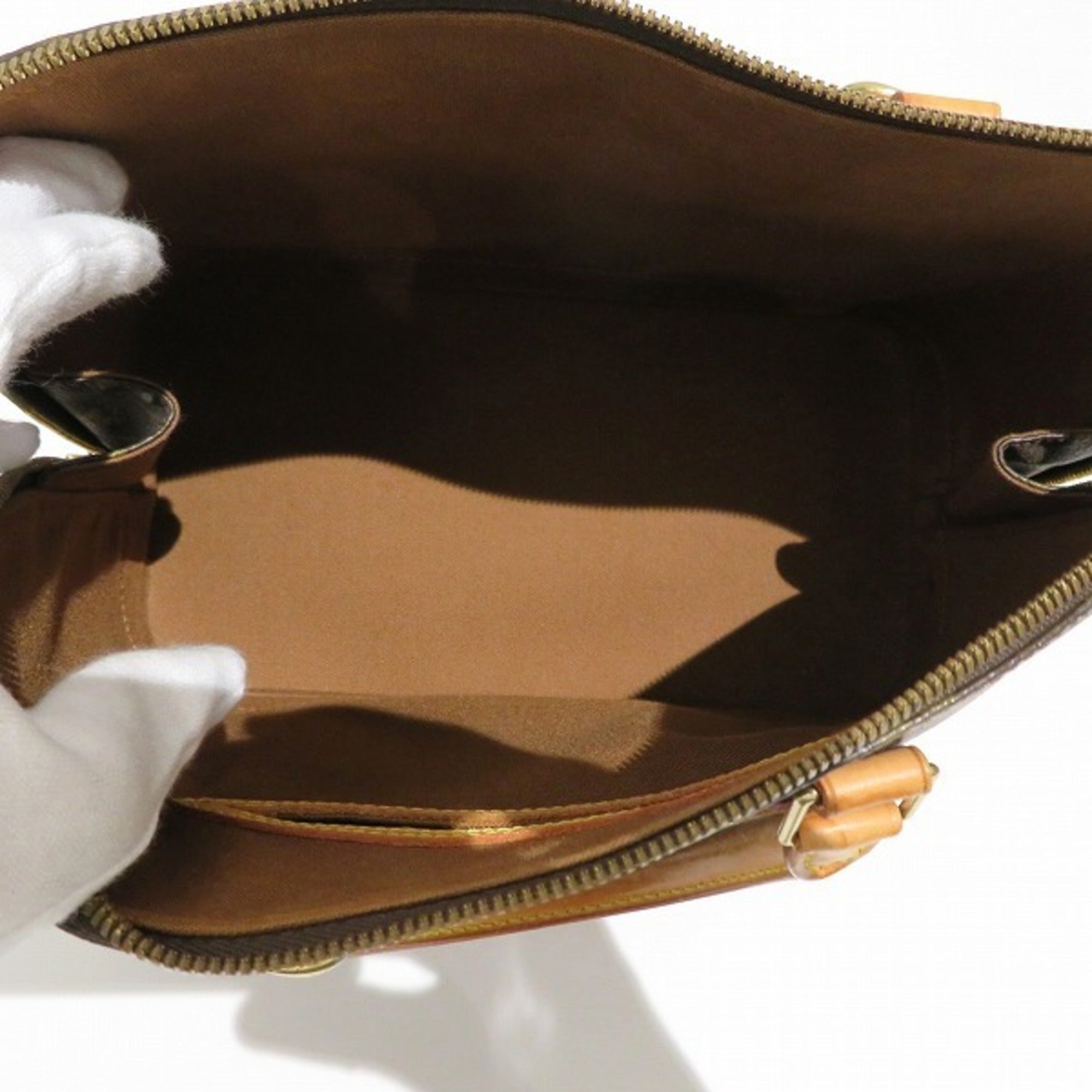 Louis Vuitton Brown Canvas Alma handbag bag