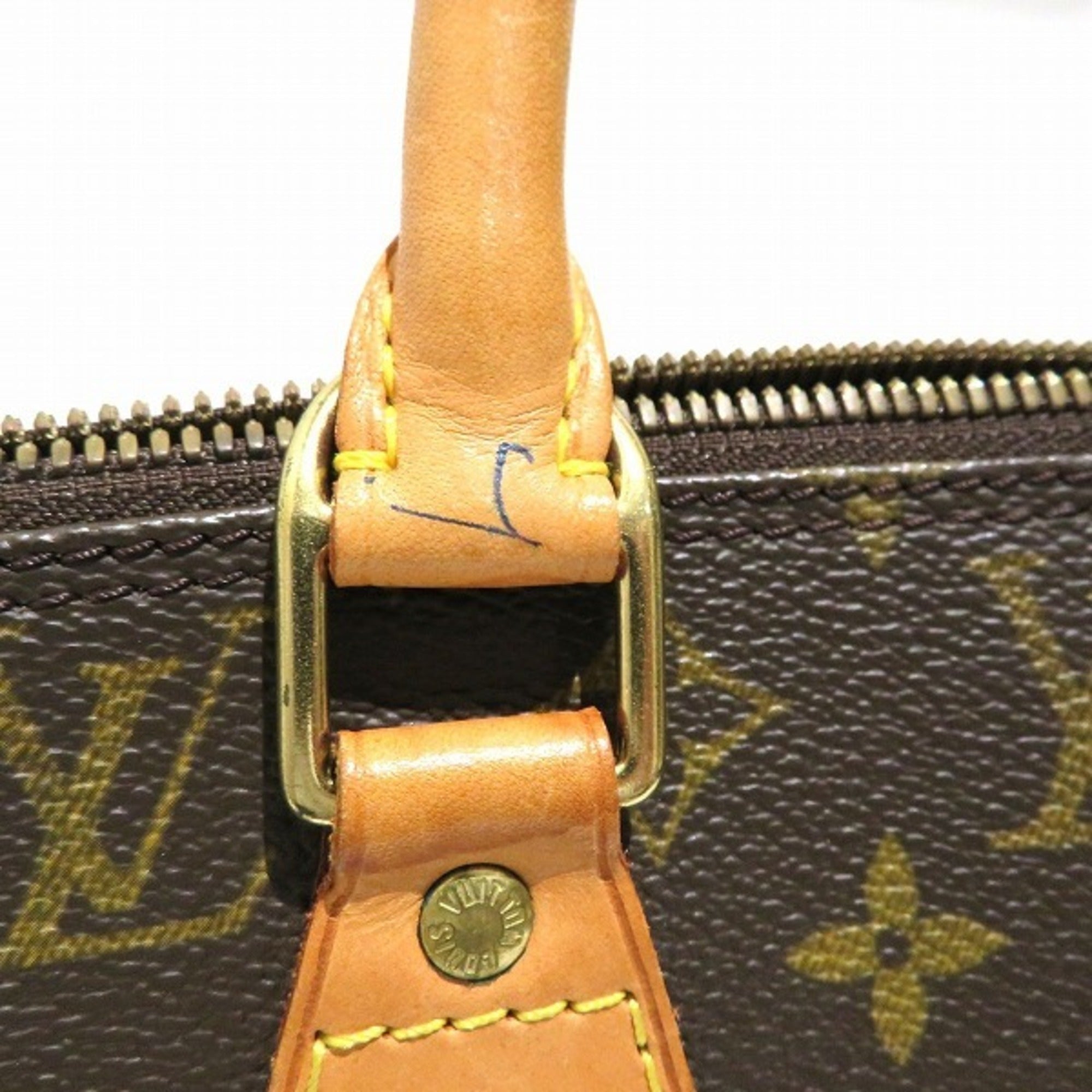 Louis Vuitton Brown Canvas Alma handbag bag