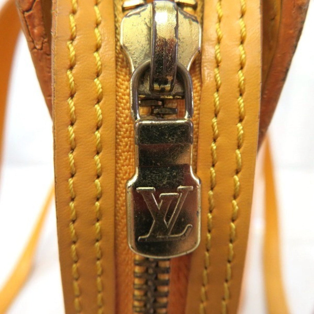 Louis Vuitton Yellow Leather Saint Jacques shopper bag