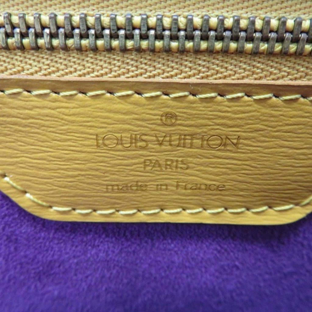 Louis Vuitton Yellow Leather Saint Jacques shopper bag