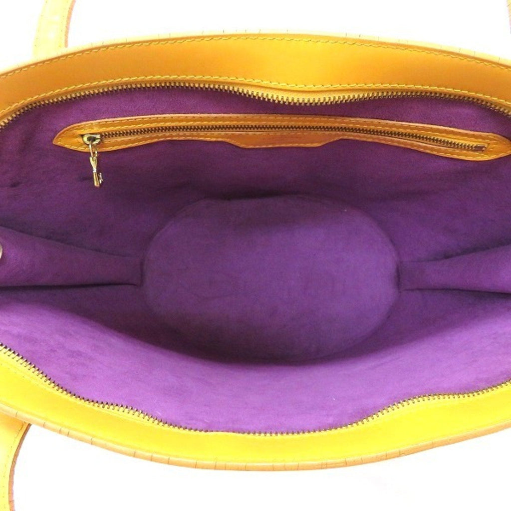 Louis Vuitton Yellow Leather Saint Jacques shopper bag