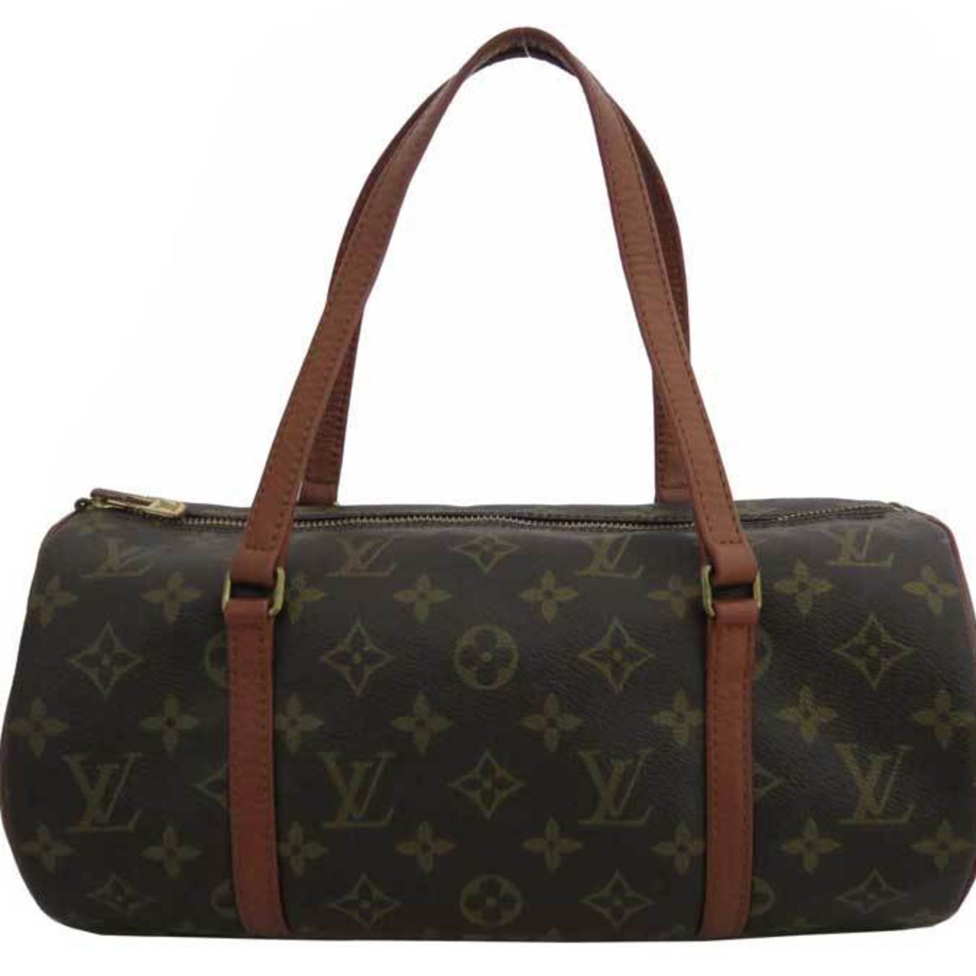 Louis Vuitton Brown Canvas Papillon 30 handbag bag