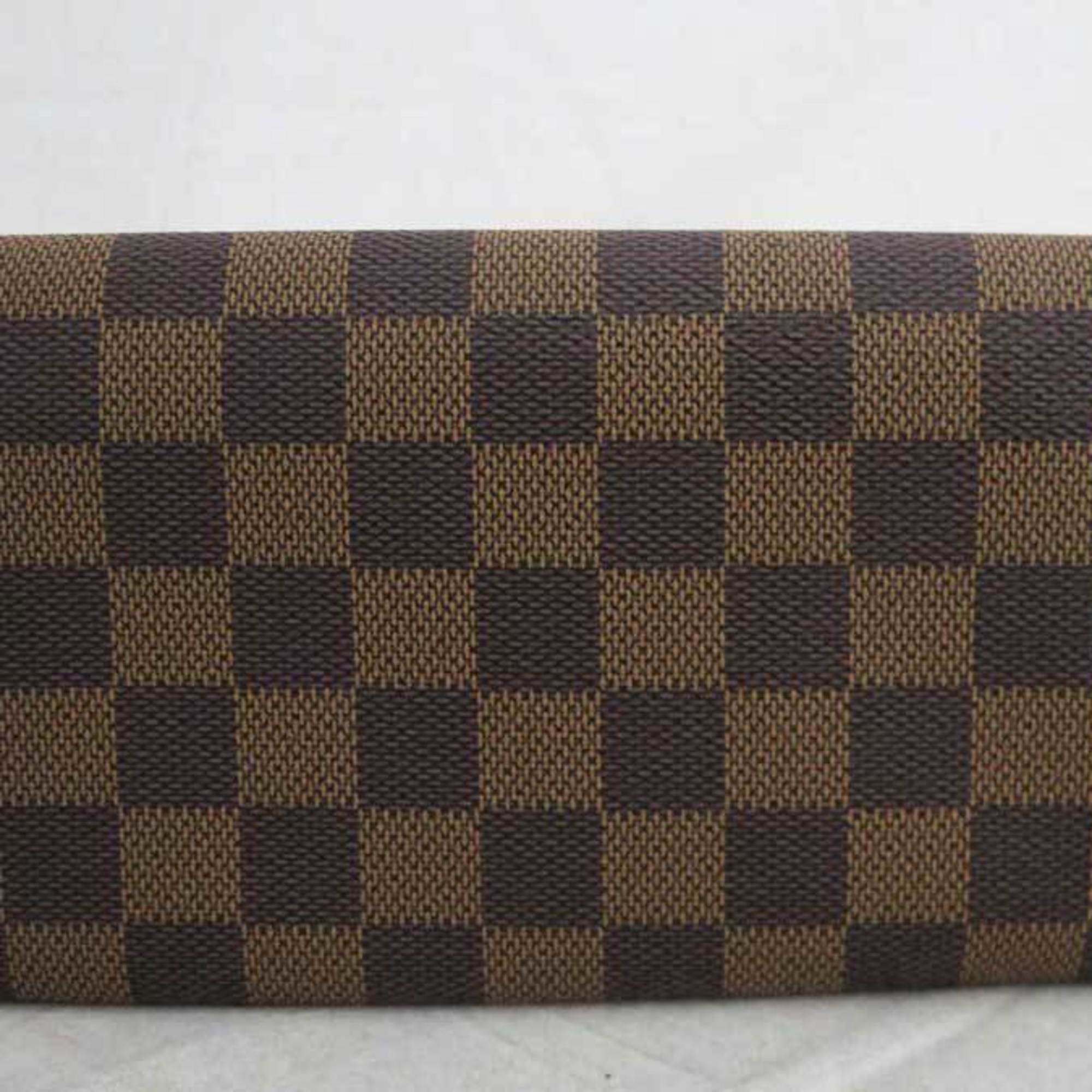 Louis Vuitton Brown Canvas Portefeuille Sarah wallet accessories