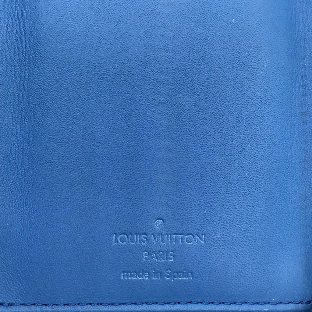Louis Vuitton Blue Leather Portefeuille zippy wallet accessories
