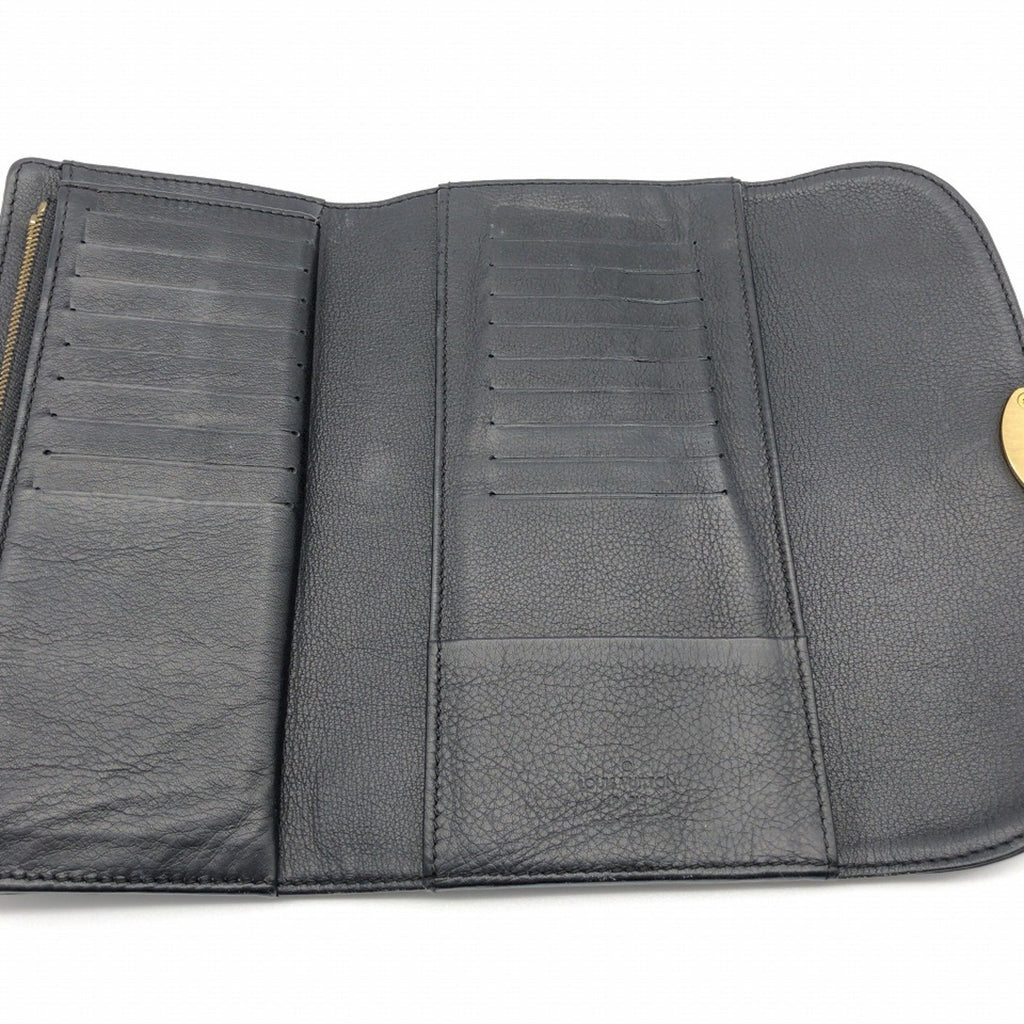 Louis Vuitton Black Leather Amelia wallet accessories
