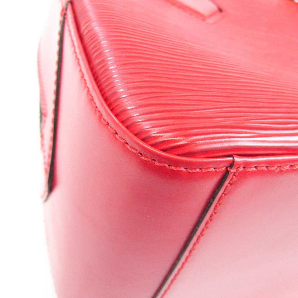 Louis Vuitton Red Leather Sablon handbag bag