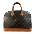 Louis Vuitton Brown Canvas Alma handbag bag