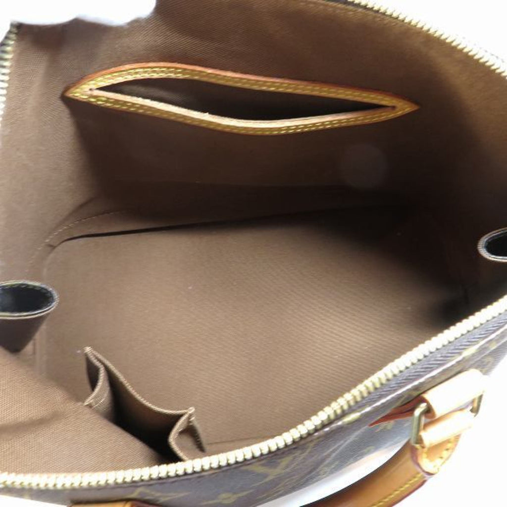 Louis Vuitton Brown Canvas Alma handbag bag