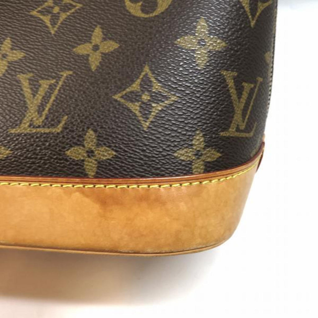 Louis Vuitton Brown Canvas Alma handbag bag