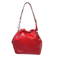 Louis Vuitton Red Leather Noe shopper bag