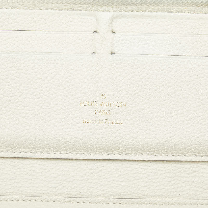 Louis Vuitton Monogram Amplant M93437 Long Wallet Leather Negro White  Vintage