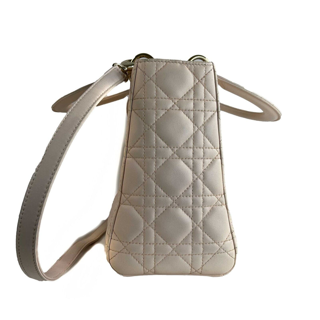 CHRISTIAN DIOR Medium Lady Dior Rose Poudre